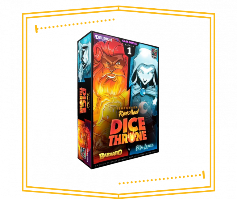 Dice Throne Barbaro vs Elfa Lunar