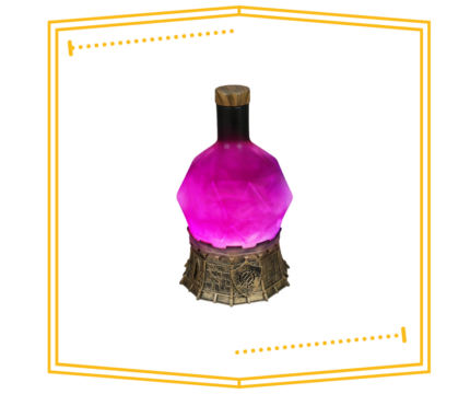 Lámpara de Poción Mística Púrpura