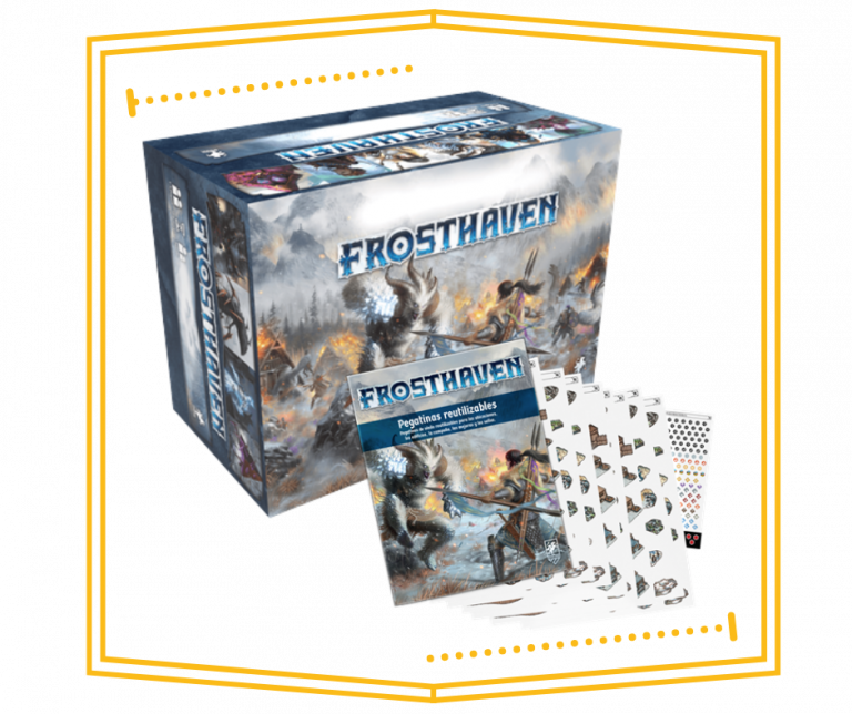 Frosthaven y Pegatinas
