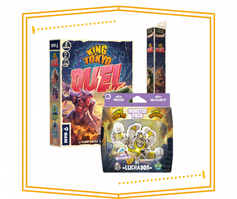 Pack King of Tokyo Duel y Luchador