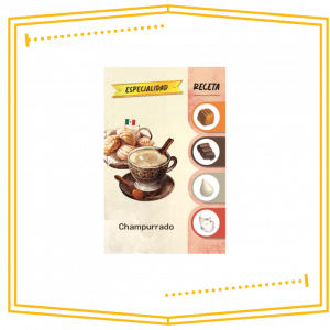 Carta Promo Coffee Rush Champurrado