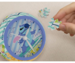 Reloj Rompecabezas Stitch ama las Olas