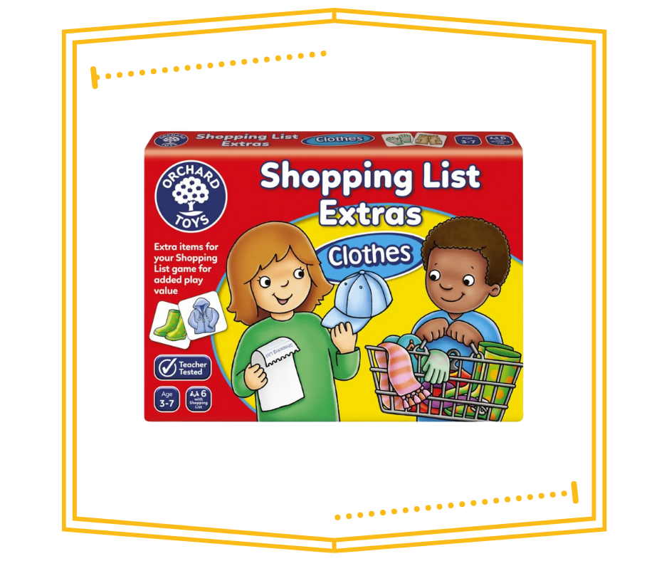 Shopping List Extras Clothes