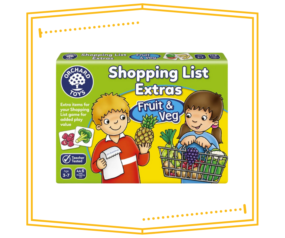 Shopping List Extras Fruit and Veg