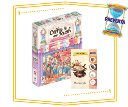 Coffee Rush Piece of Cake y Carta Promo Champurrado