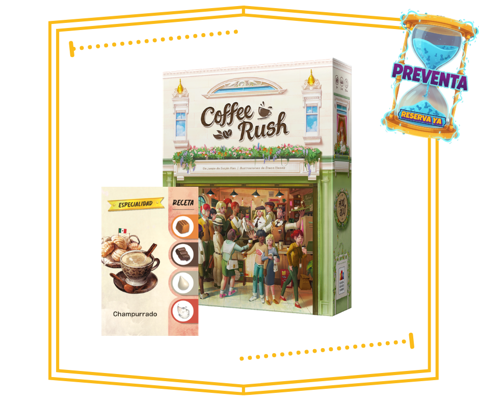 Coffee Rush y Carta Promo Champurrado